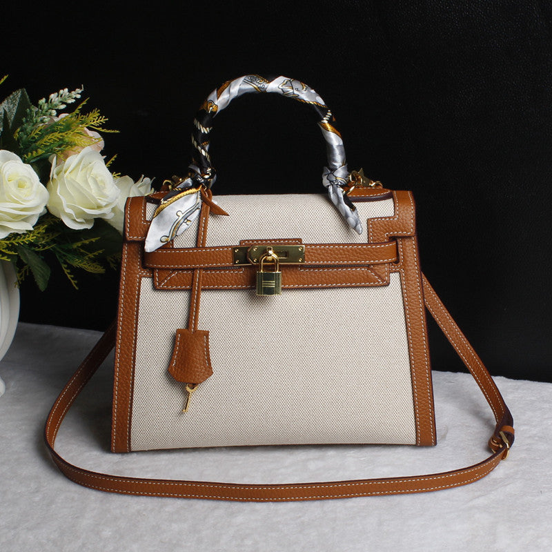 ELORA Leather Shoulder Bag