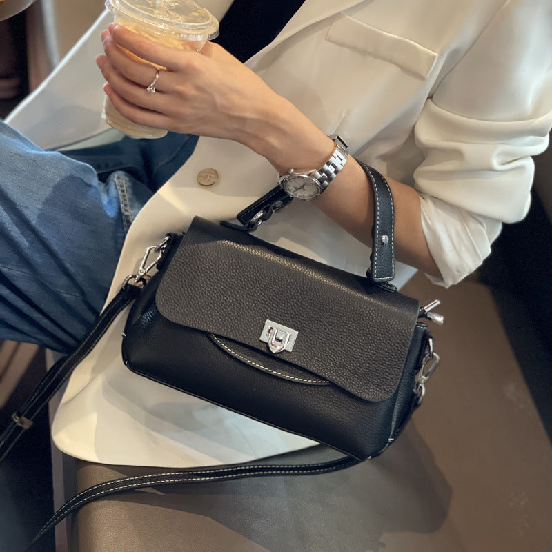 KIARA Soft Leather Large-capacity Shoulder Messenger Bag