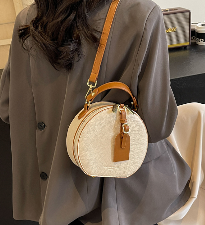 PIPER Leather Box Crossbody Bag