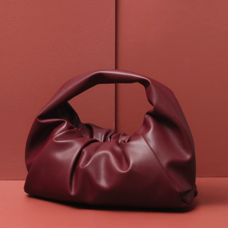 ADELE Leather Pouch Cloud Bag