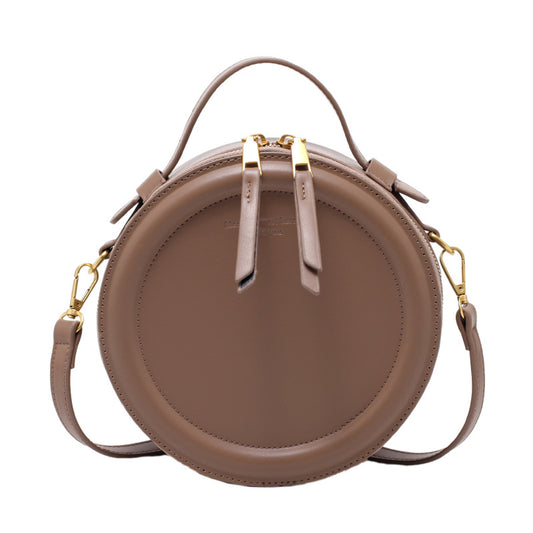 HAZEL Small Round Messenger Handbag
