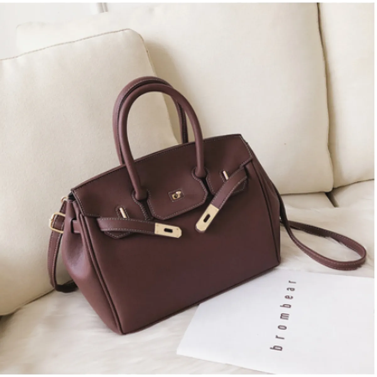 PALM Platinum Leather Bag