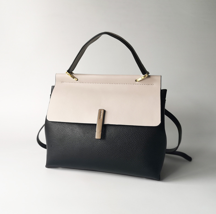 ELLA Small Cowhide Commuter Shoulder Bag
