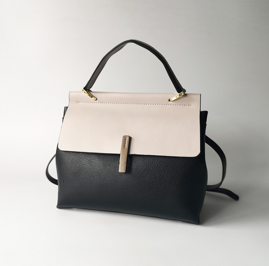 ELLA Small Cowhide Commuter Shoulder Bag