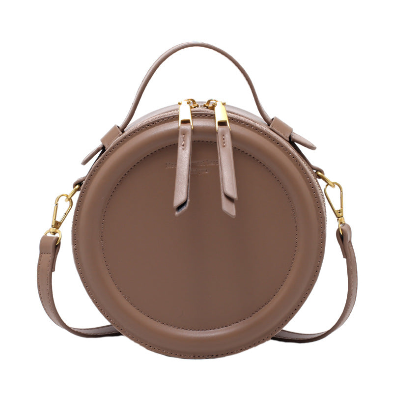HAZEL Small Round Messenger Handbag