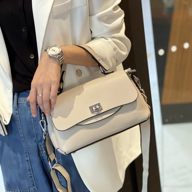 KIARA Soft Leather Large-capacity Shoulder Messenger Bag