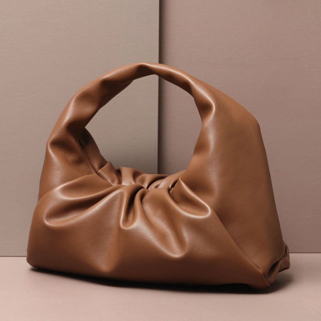 ADELE Leather Pouch Cloud Bag