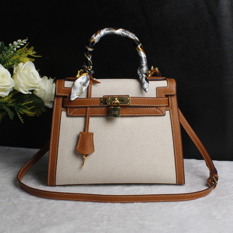 ELORA Leather Shoulder Bag