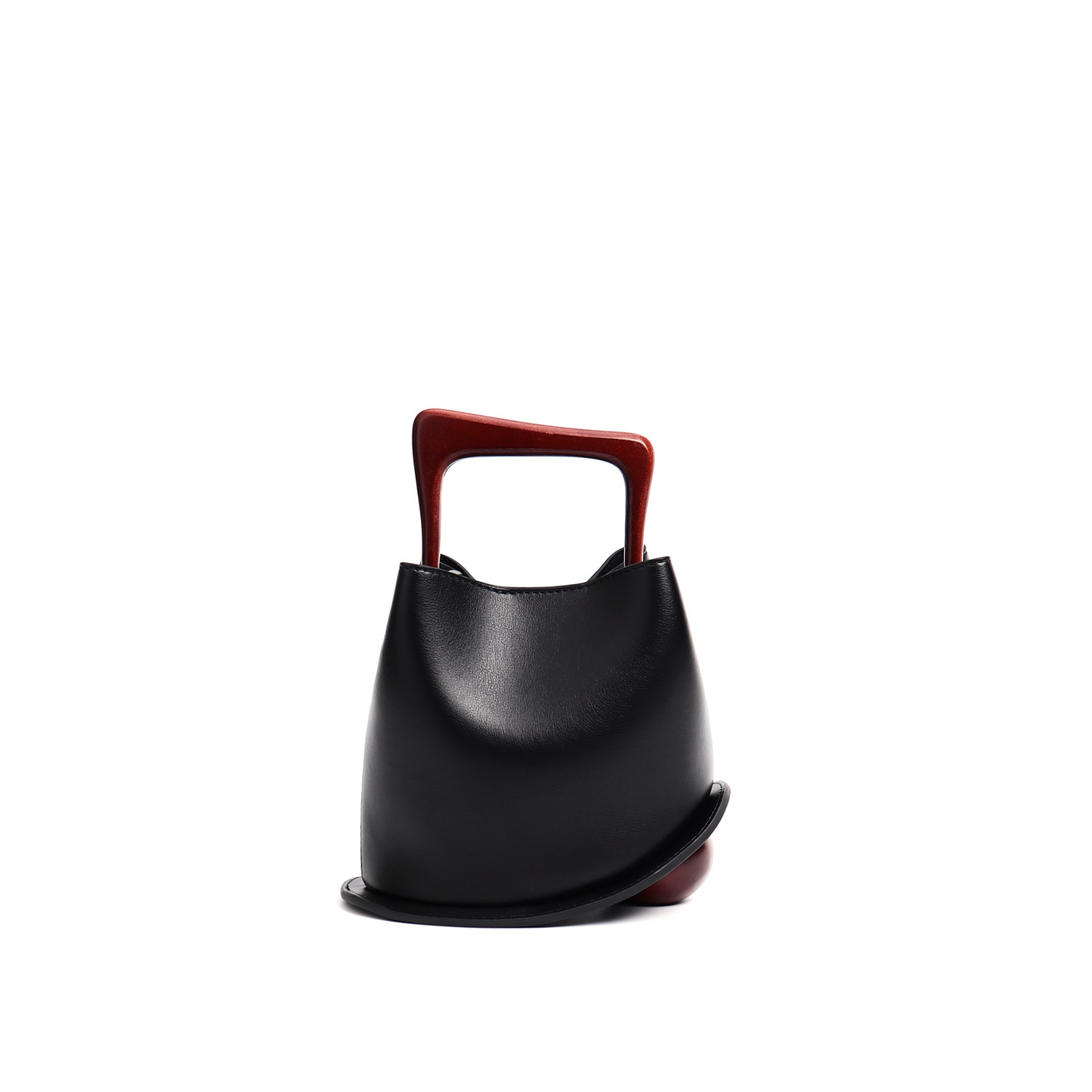 QUINN Cowhide Leather Bucket Bag