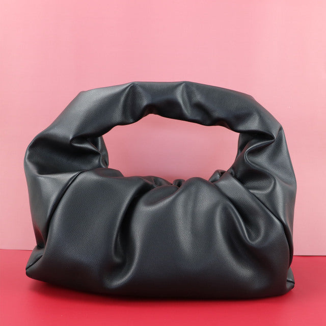ADELE Leather Pouch Cloud Bag