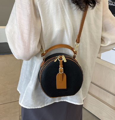 PIPER Leather Box Crossbody Bag