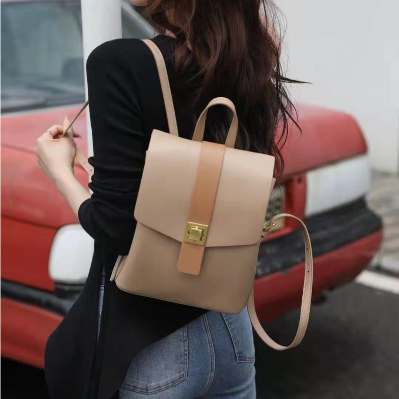 MELANIE Leather Women's Backpack