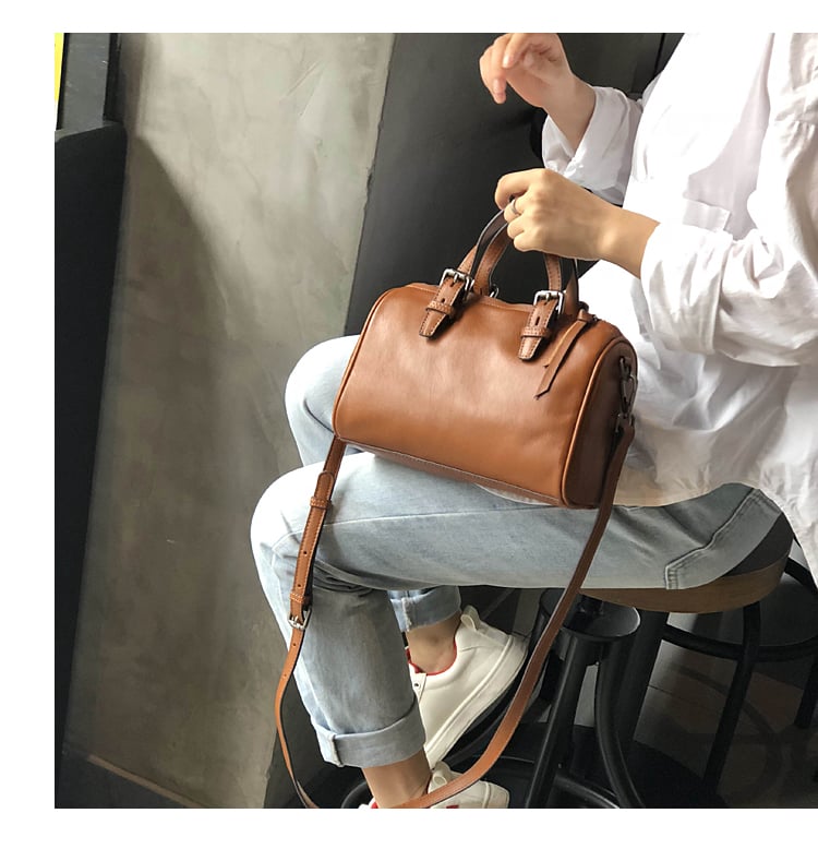 EMERY Retro Cowhide Leather Bag