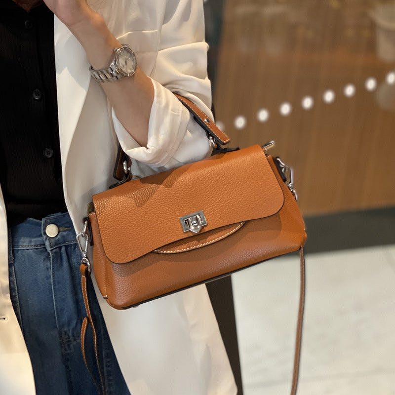 KIARA Soft Leather Large-capacity Shoulder Messenger Bag