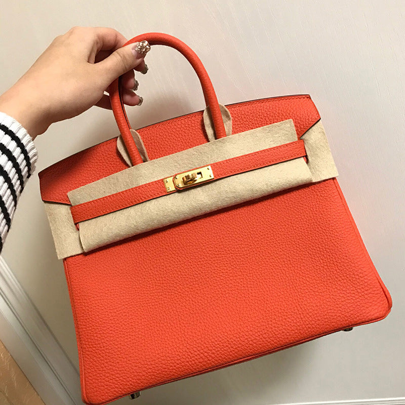 Piper Genuine Leather Crocodile Pattern Handbag