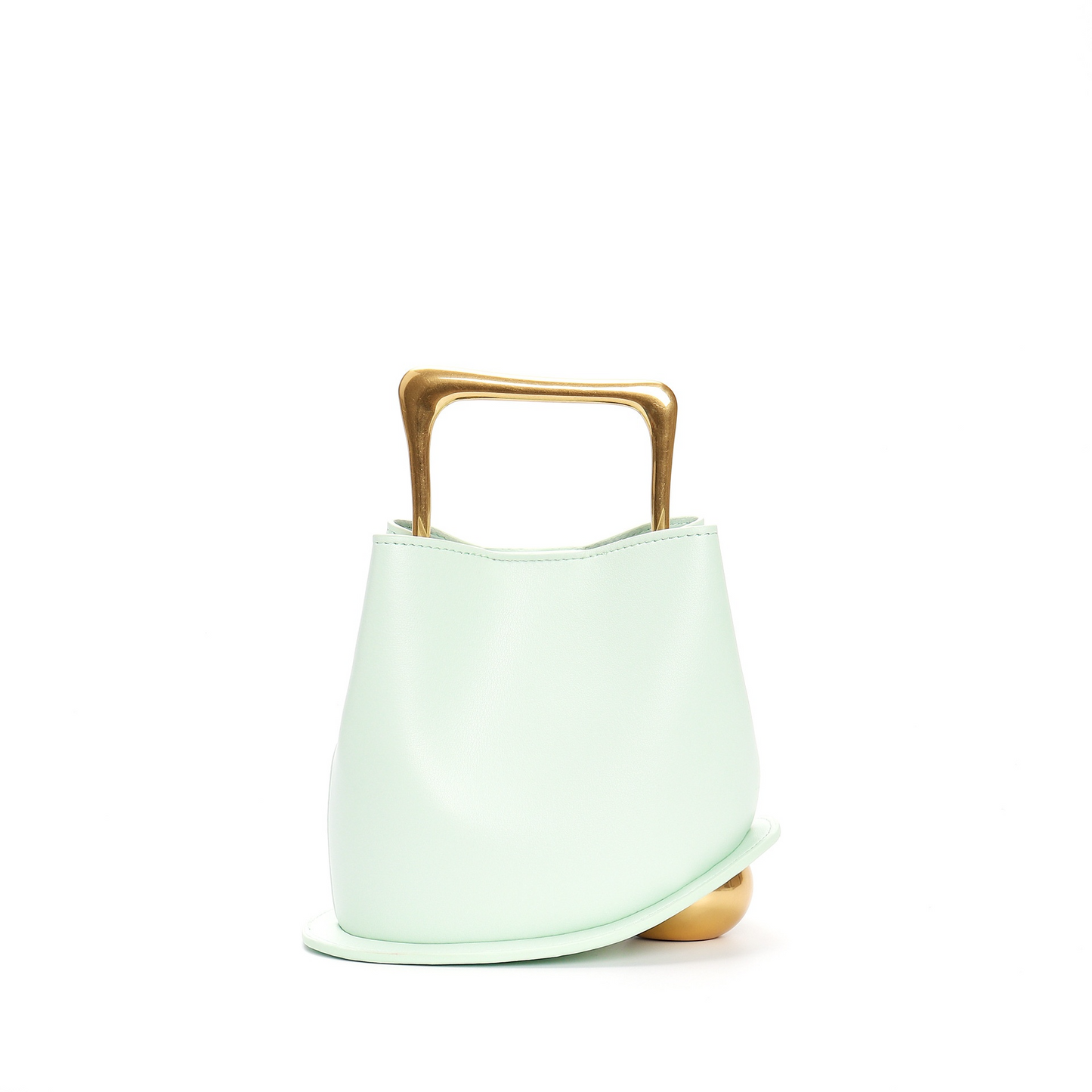 QUINN Cowhide Leather Bucket Bag