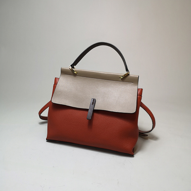 ELLA Small Cowhide Commuter Shoulder Bag