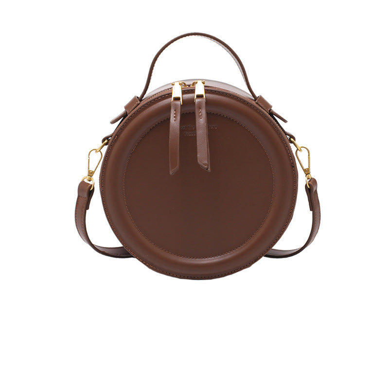 HAZEL Small Round Messenger Handbag