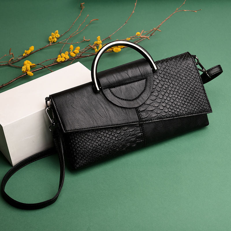MAYA Leather Party Clutch & Crossbody Bag
