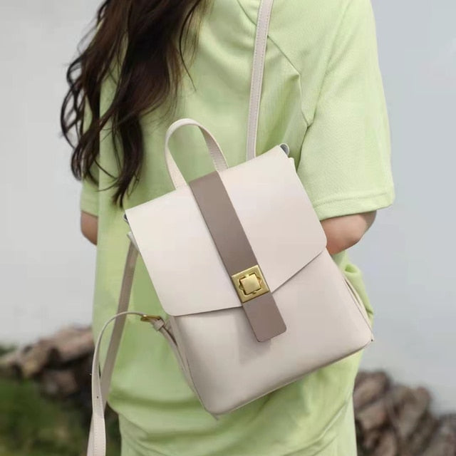 MELANIE Leather Women's Backpack