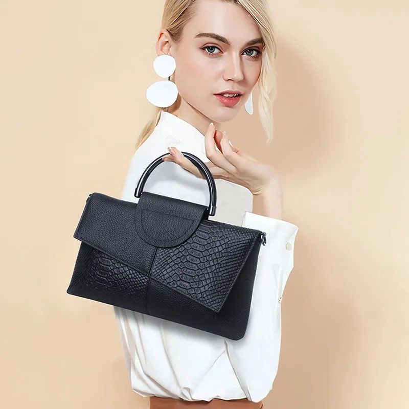 MAYA Leather Party Clutch & Crossbody Bag