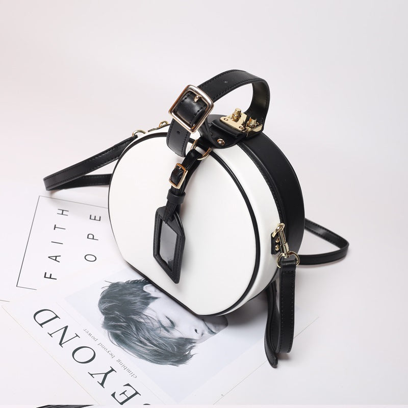 PIPER Leather Box Crossbody Bag