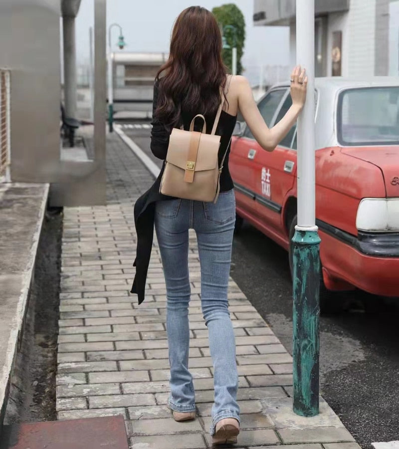 MELANIE Leather Women's Backpack